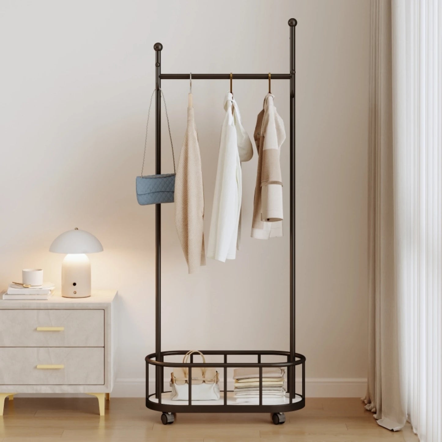 Porte Manteau Sur Pied - Opale