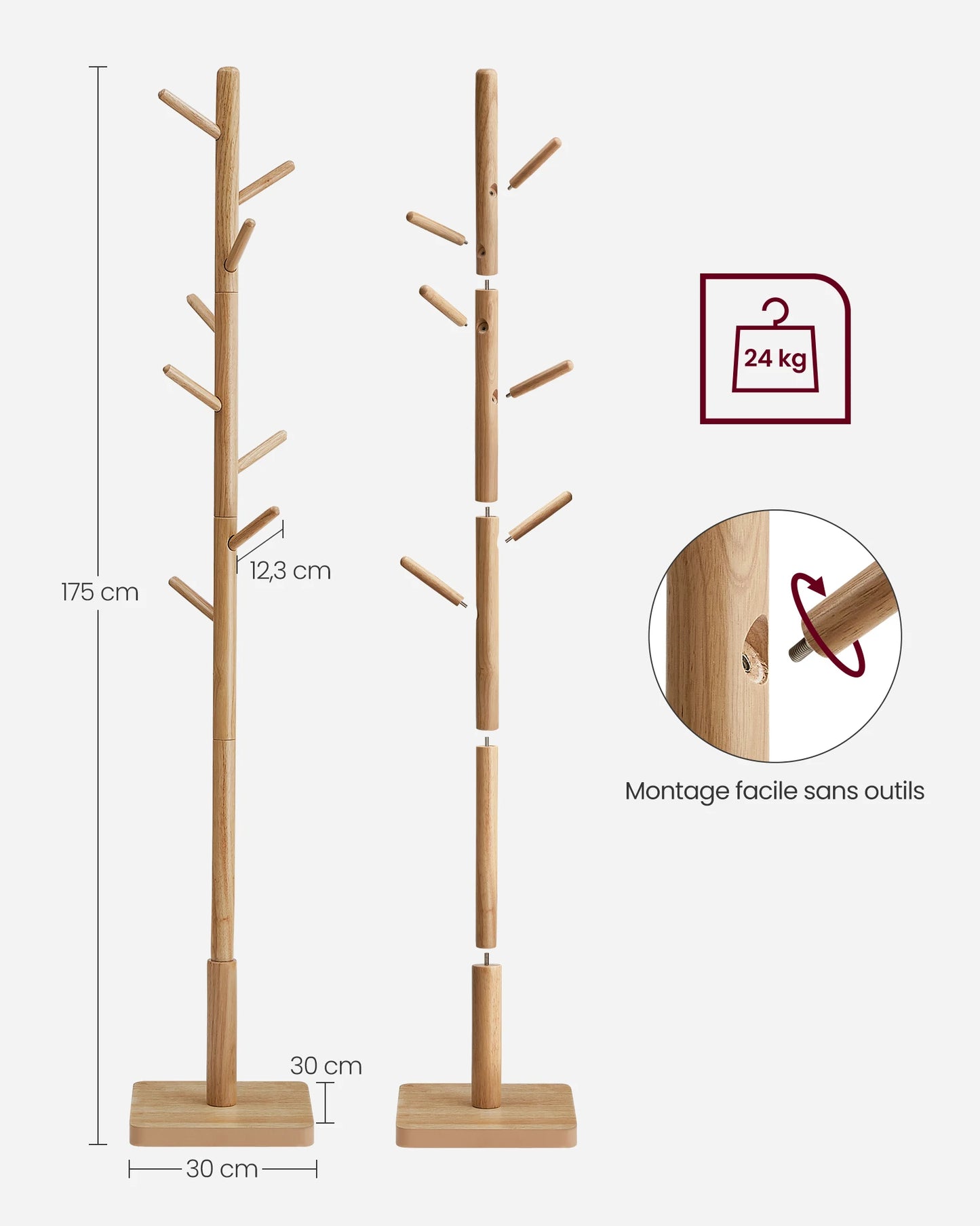 Porte Manteau Sur Pied - Vega