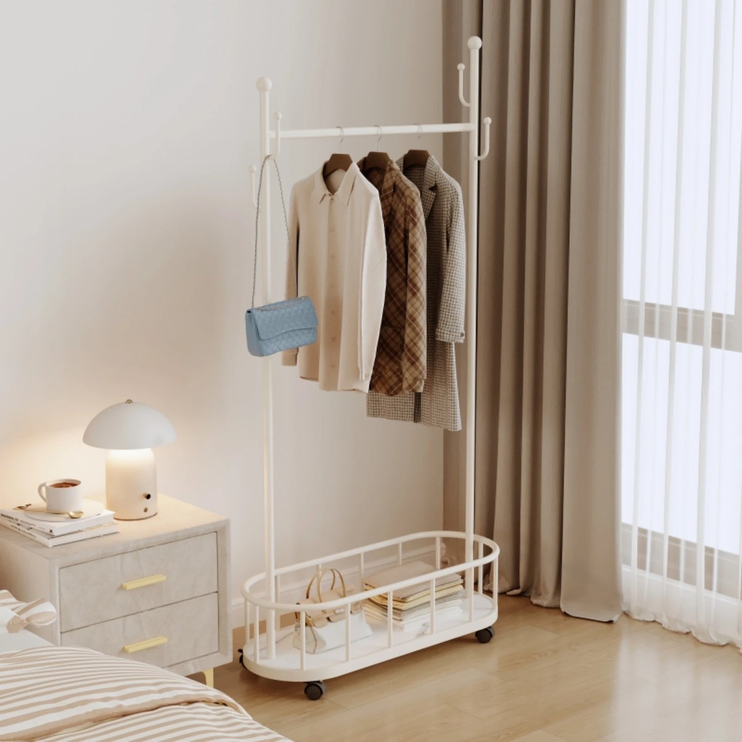 Porte Manteau Sur Pied - Opale