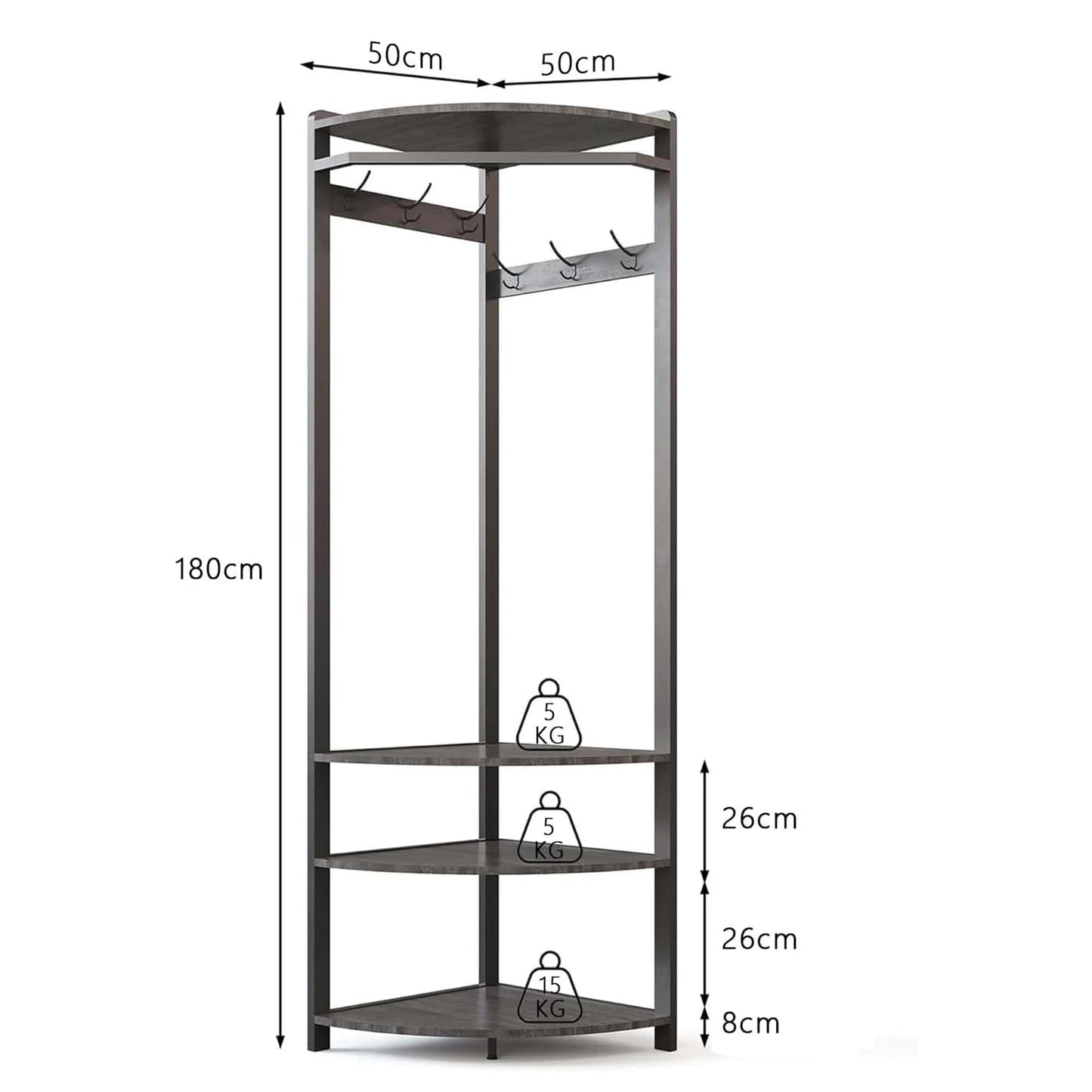 Meuble Porte Manteau - Silvara